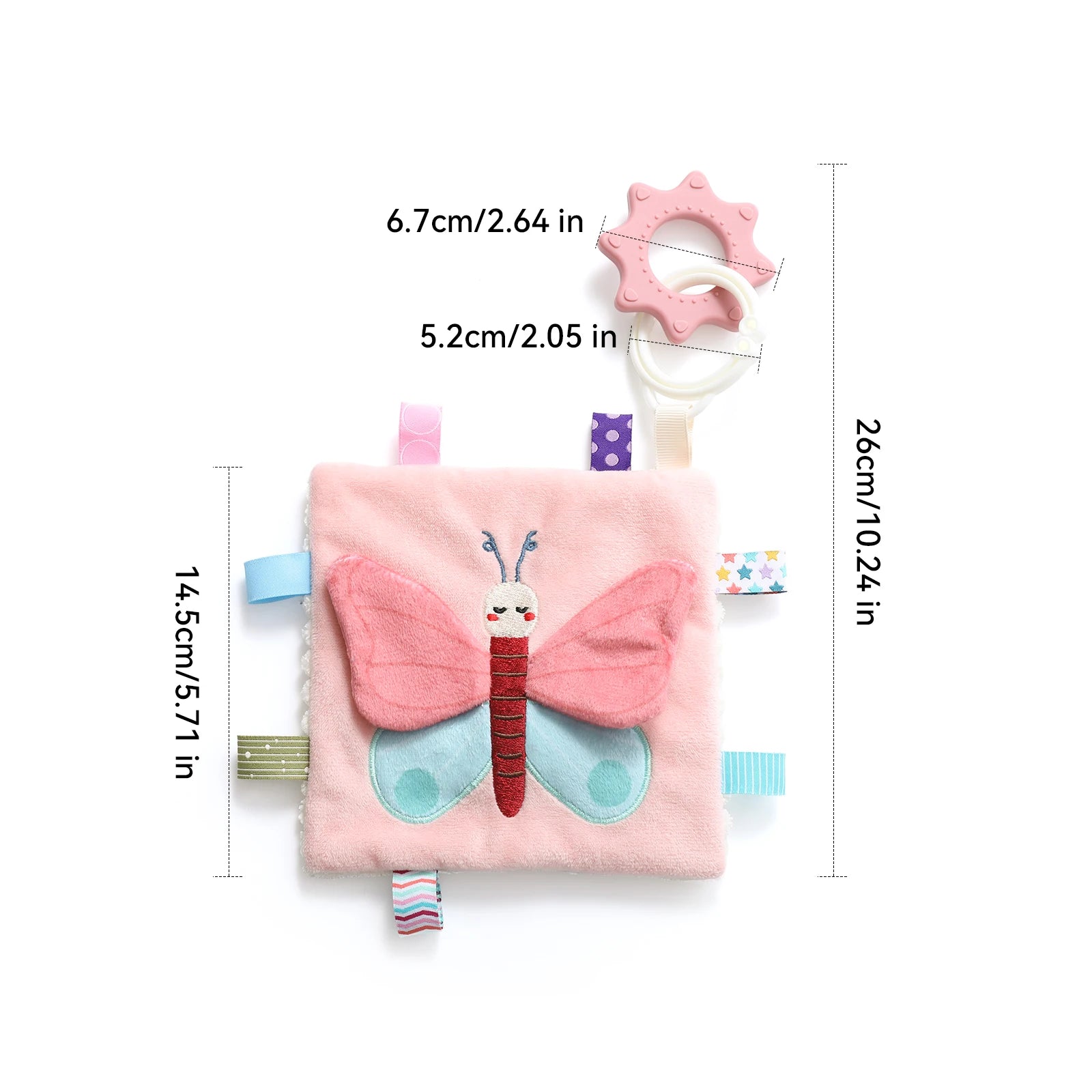 Jouet sensoriel doux pour bébé : livre en tissu, boîte à mouchoirs, couverture de sécurité, cube en peluche, sons froissés, miroir, développement de la motricité fine – 9 styles de jouets