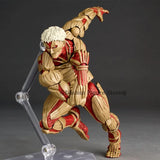 Figurine articulée L'Attaque des Titans Revoltech – Titan Blindé & Titan Originel (16-17 cm)