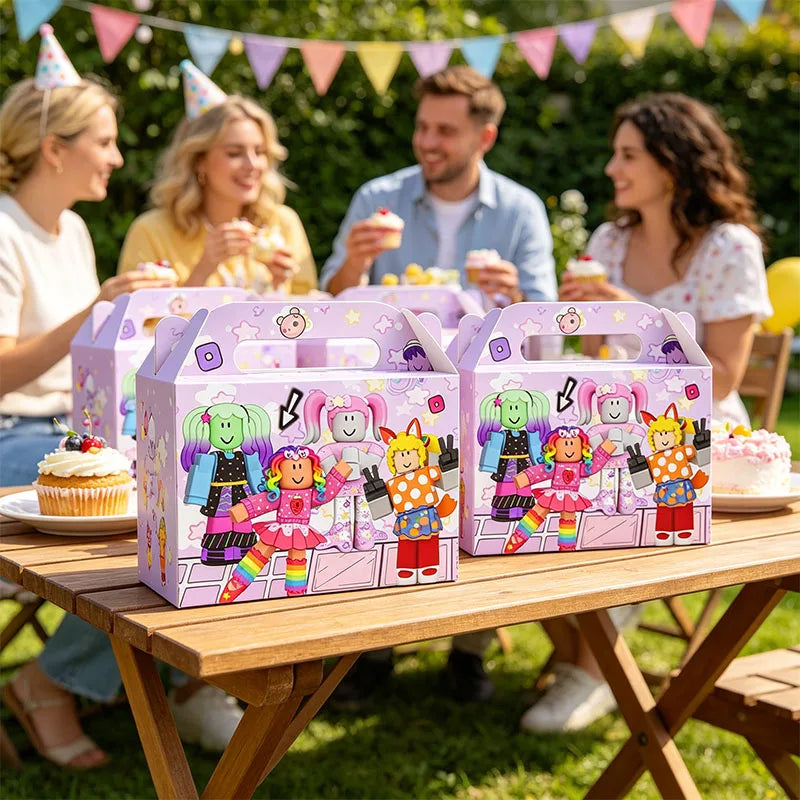 Coffret de boîtes cadeaux Roblox – sacs et boîtes personnages