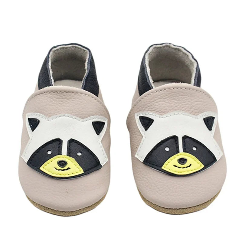 Chaussons Bébé en Cuir Souple