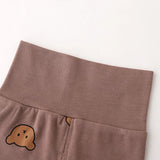 Ensemble pyjama bébé coton – imprimé ours, taille haute