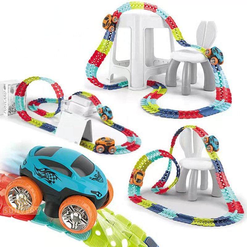Pista per auto magnetica e flessibile speciale Looping - Pista MagFlex Looping ™