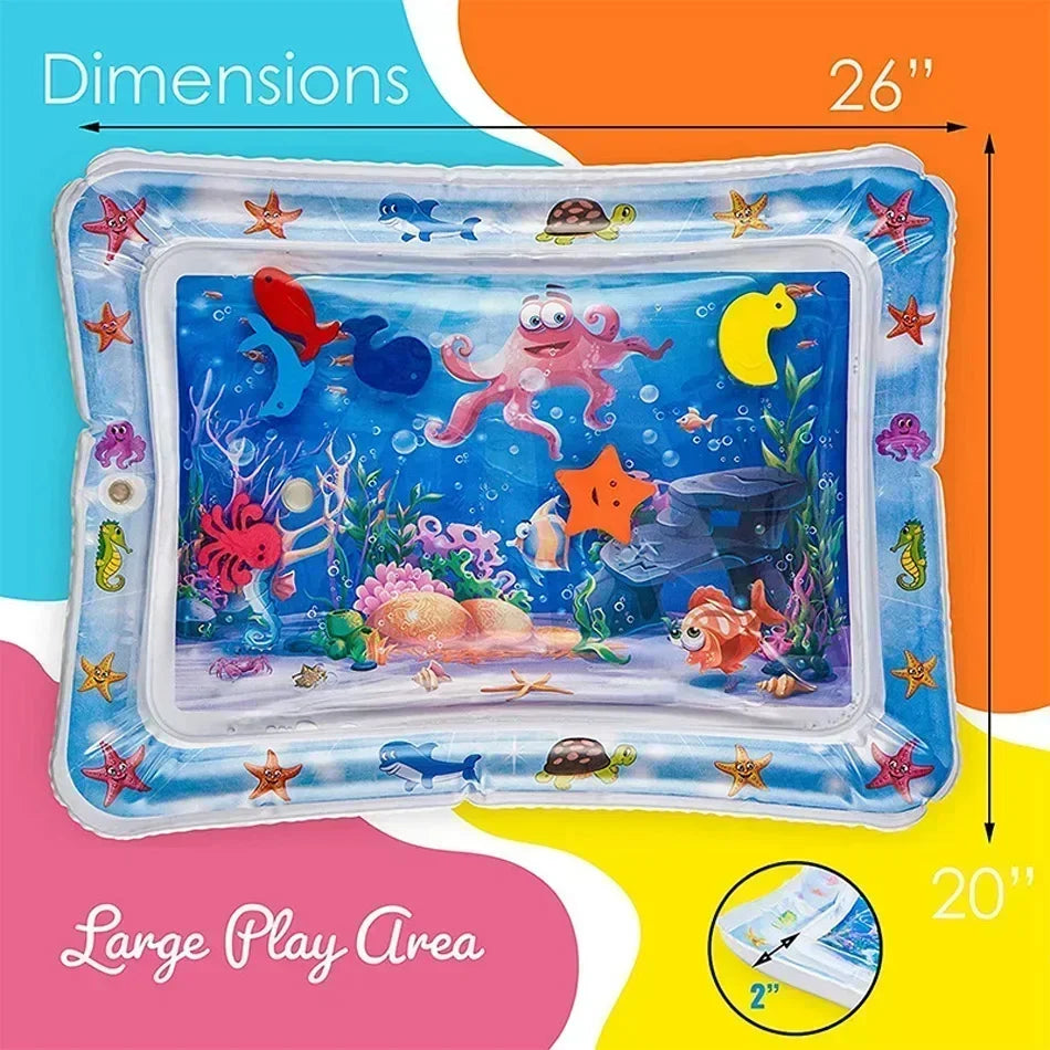 Tapis d'eau gonflable pour bébé – éveil sur le ventre