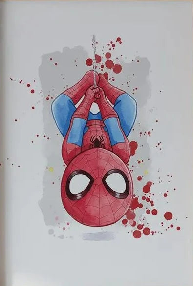 Affiche Spider-Man aquarelle – déco murale héros Marvel