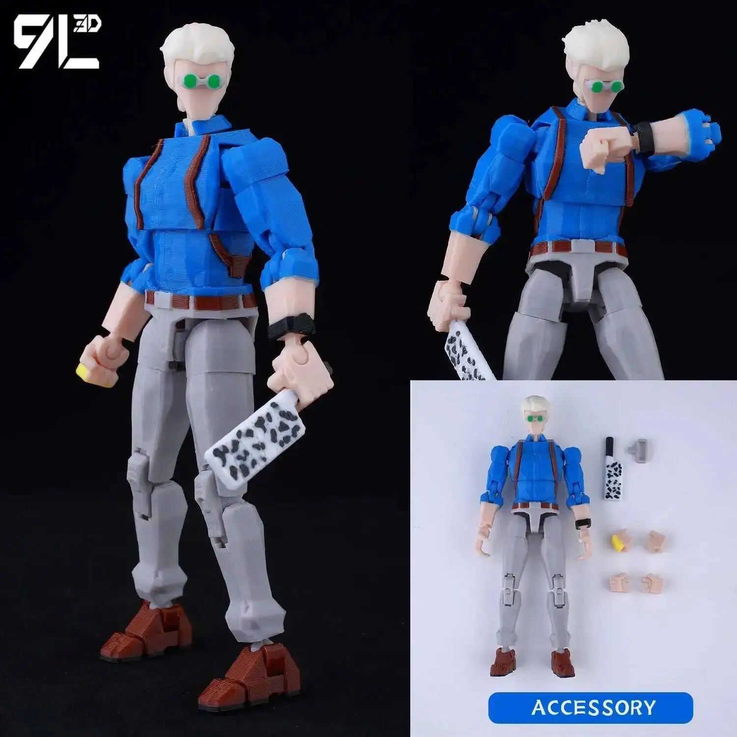 Figurines articulées Jujutsu Kaisen Titan13 (14 cm) – Gojo, Sukuna, Megumi et plus