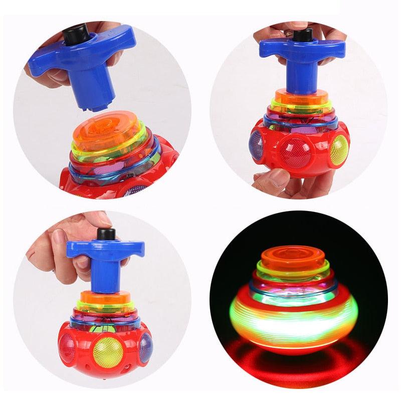 Toupie Lumineuse avec Lanceur