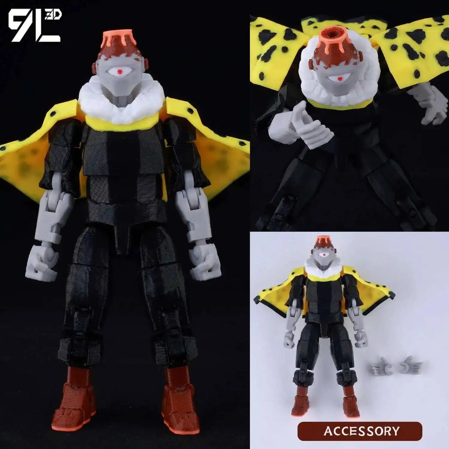 Figurines articulées Jujutsu Kaisen Titan13 (14 cm) – Gojo, Sukuna, Megumi et plus
