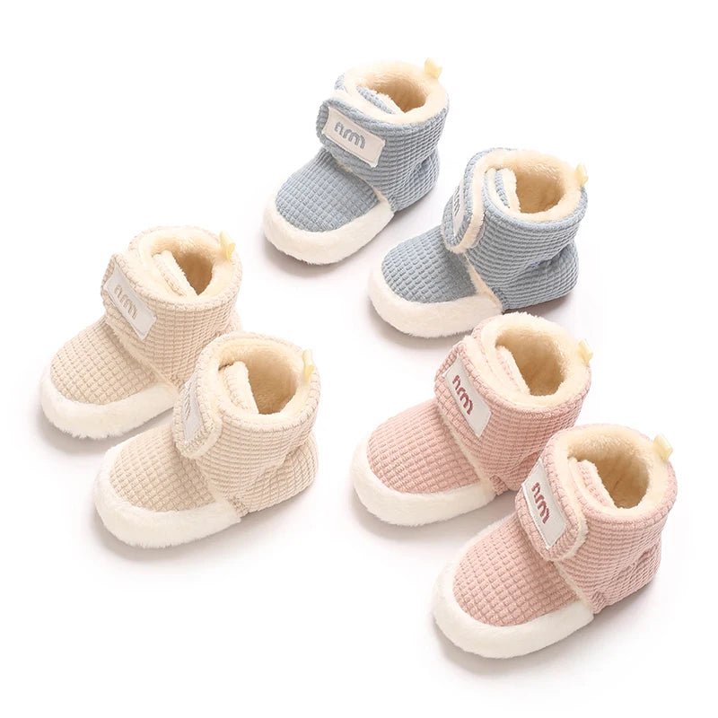 Bottes d'hiver antidérapantes pour bébé garçon et fille
