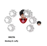 Mini-figurines One Piece à collectionner (4,5 cm) – nombreux personnages au choix