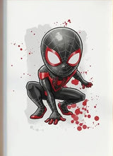 Affiche Spider-Man aquarelle – déco murale héros Marvel