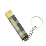 Porte-clés Minecraft – torche lumineuse LED