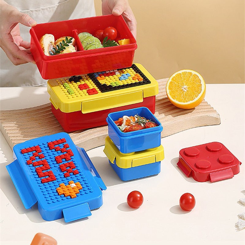 Contenitore per merenda/pranzo con posate - Funnykids™
