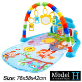 Support de Fitness pour bébé, jeu de musique, jouets d'activité de gymnastique, couverture rampante pour Piano pour nouveau-né, tapis de jeu à pédales, éducation précoce, cadeaux de 0 à 36 mois