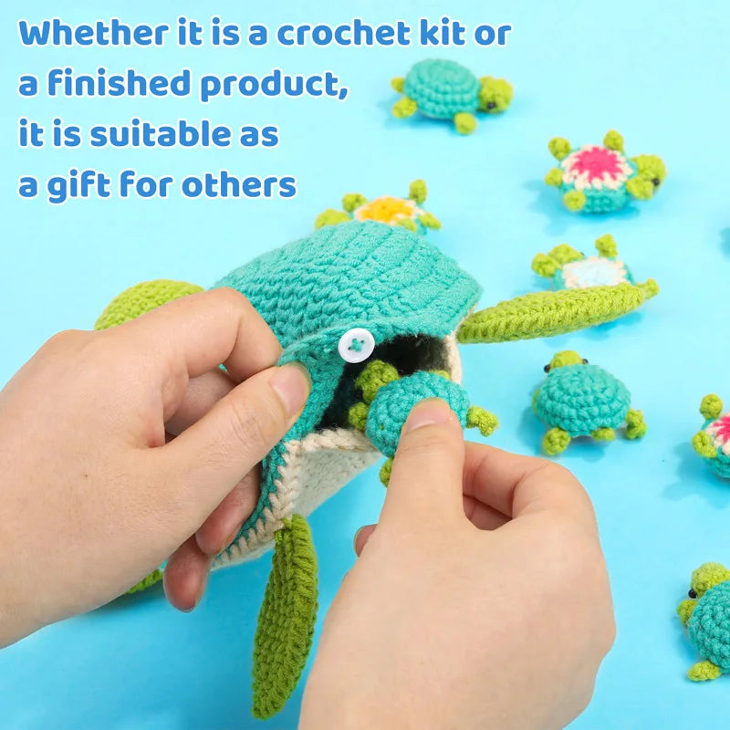 TURTLE MEMORY - Crocheted turtle memory game to make