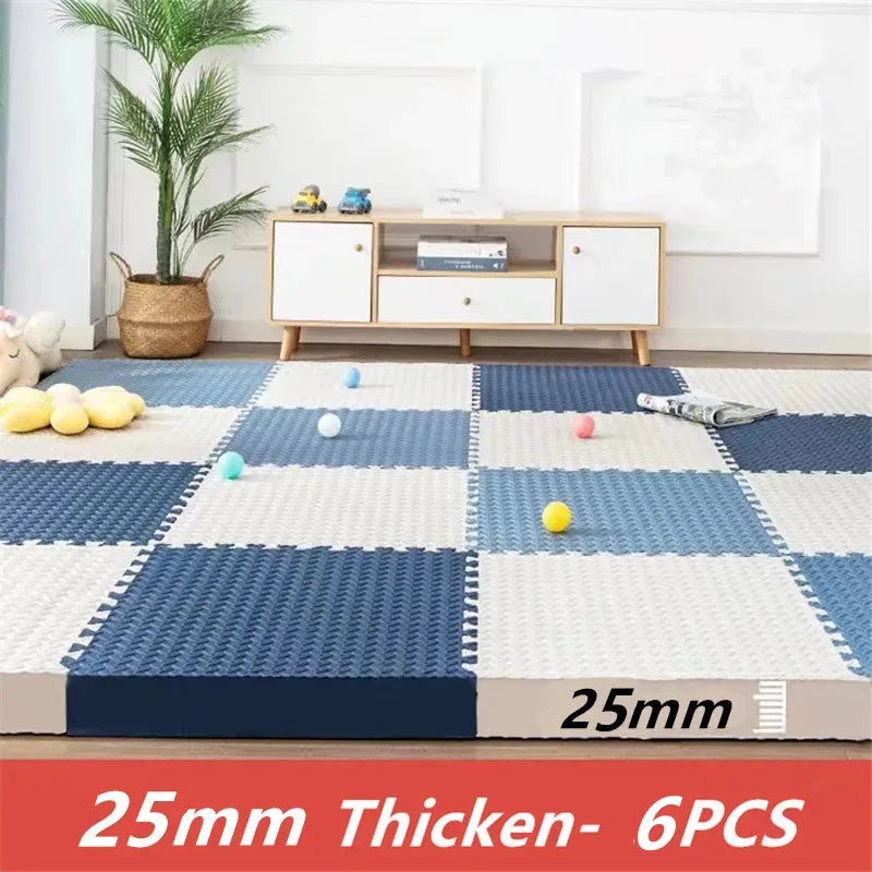 Tatame Gym pour bébés Tapis de jeu Tapis d'activités pour bébé Tapis de jeu 6 pièces Tapis de salle de jeu Tapis de jeu Tapis de bruit de sol Tapis de puzzle