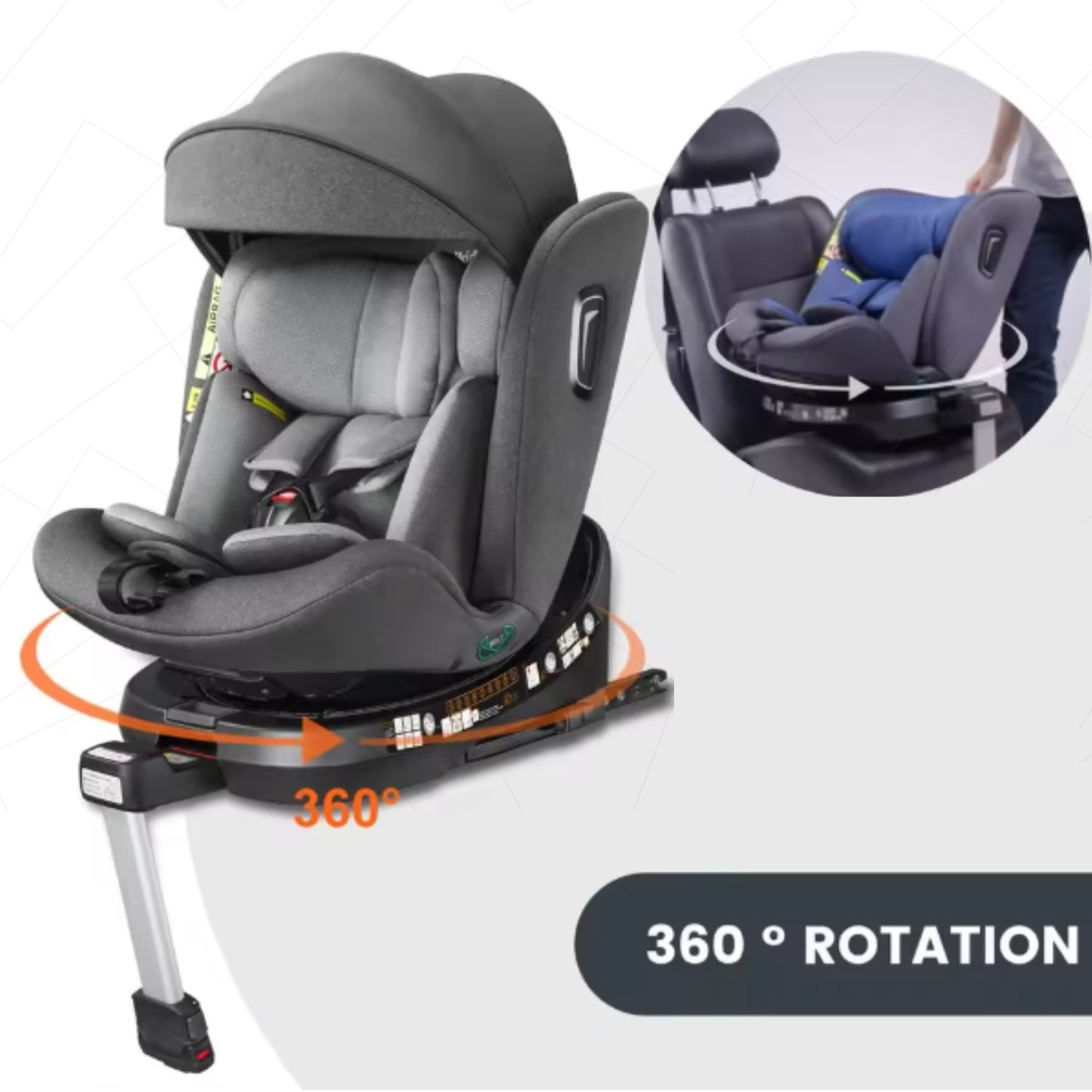 Car seat with leg support | EvoLeg
