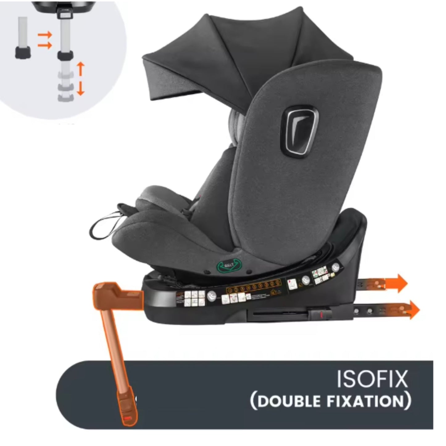 Car seat with leg support | EvoLeg