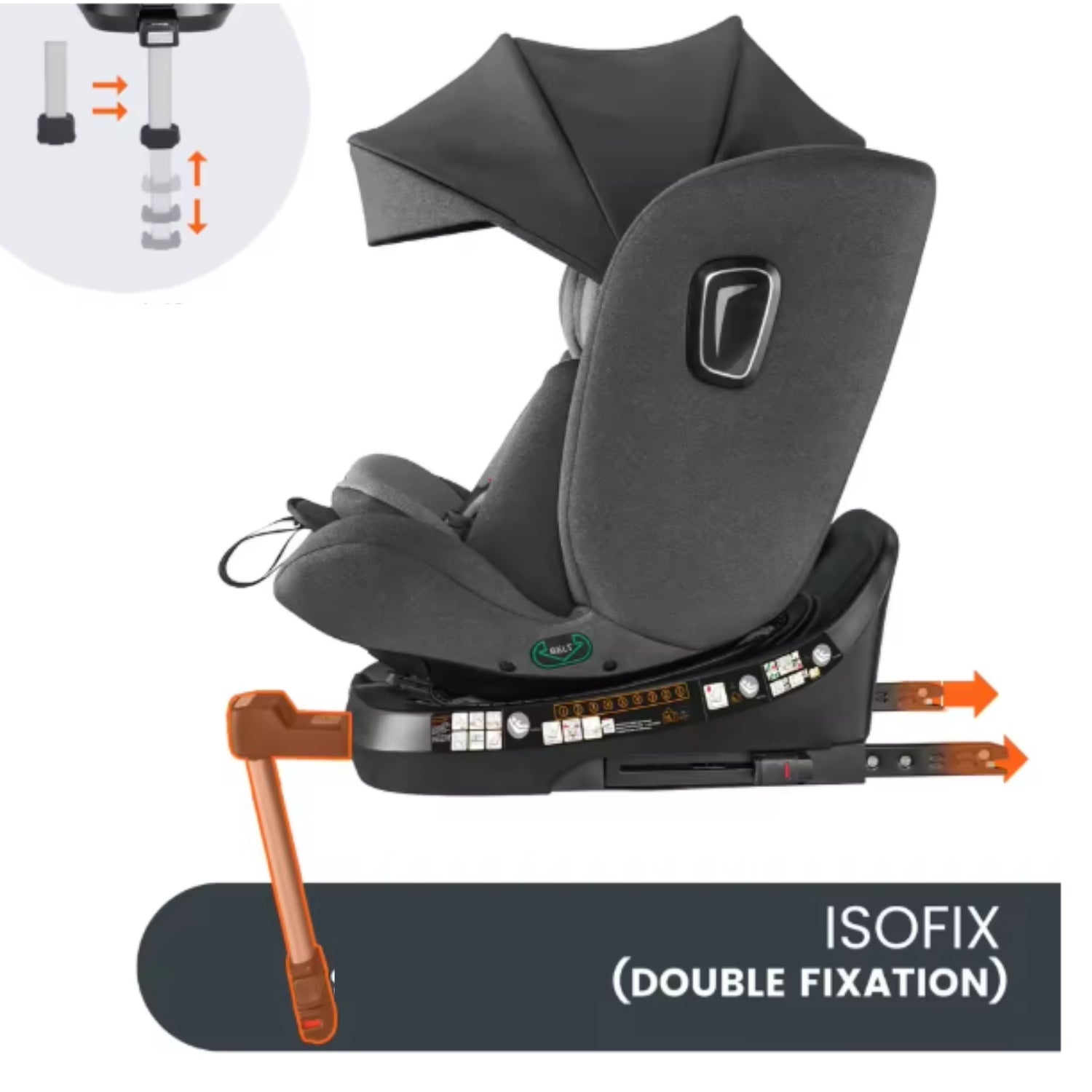 Car seat with leg support | EvoLeg