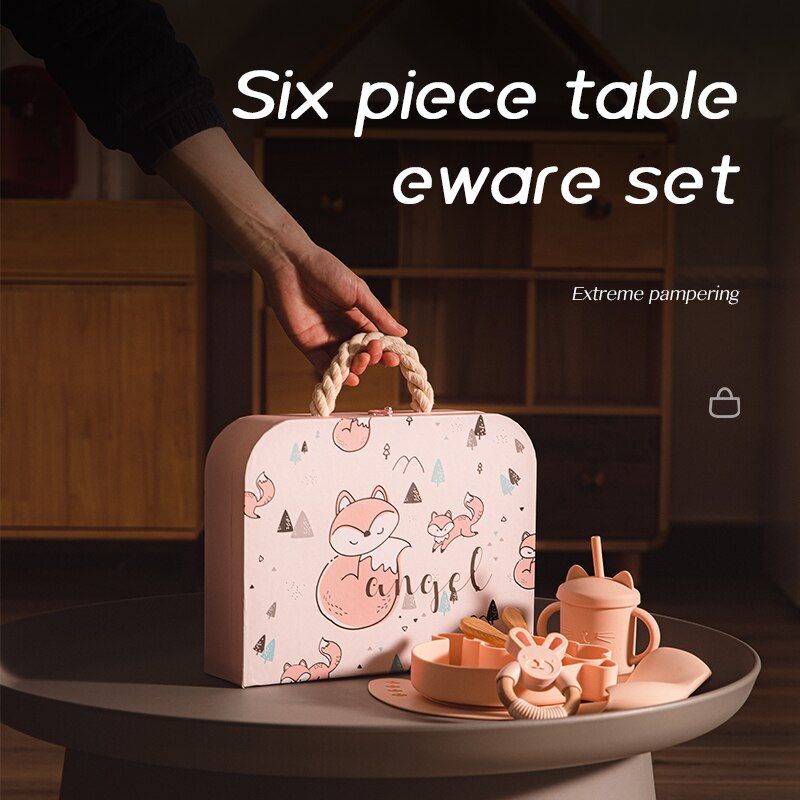 Le Petit Gourmand | Ensemble d'Alimentation Premium 7 Pièces en Silicone