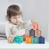Montessori Soft Stacking Blocks (Numbers, Animals, and Textures)