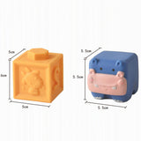 Montessori Soft Stacking Blocks (Numbers, Animals, and Textures)