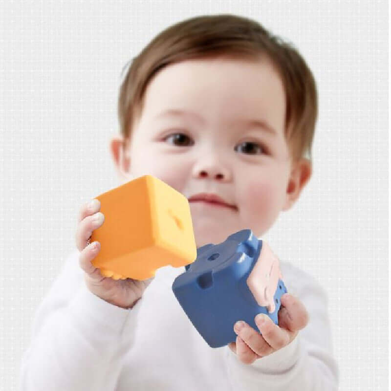 Montessori Soft Stacking Blocks (Numbers, Animals, and Textures)