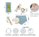 Set Regalo Sensoriale Splish-Splash (Giocattoli Acquatici e Guanto per il Bagno Morbido)