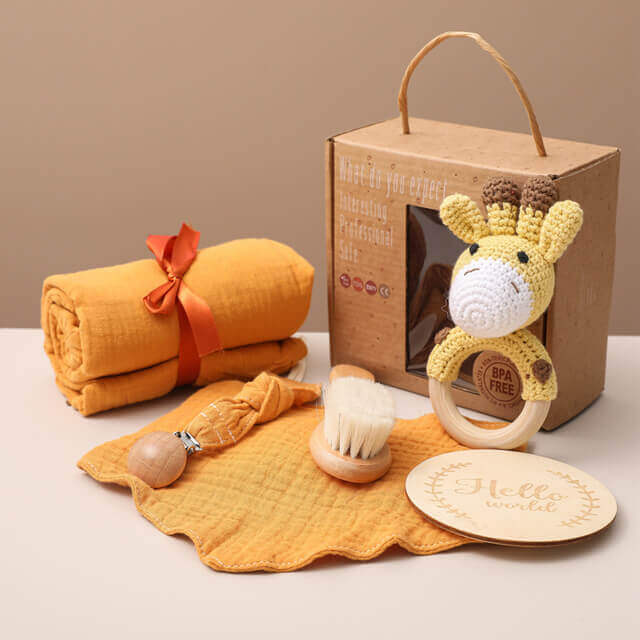 Set Regalo Sensoriale Splish-Splash (Giocattoli Acquatici e Guanto per il Bagno Morbido)
