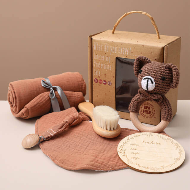 Set Regalo Sensoriale Splish-Splash (Giocattoli Acquatici e Guanto per il Bagno Morbido)