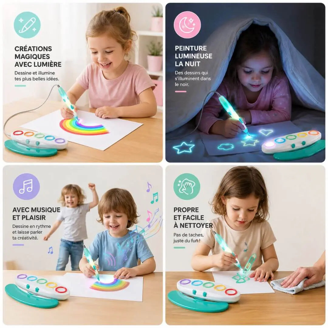 Luminous Magic Pen for Kids – Interactive Drawing