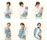 SwiftWear™ Ergonomic Baby Carrier (3-Step Quick Wear System)