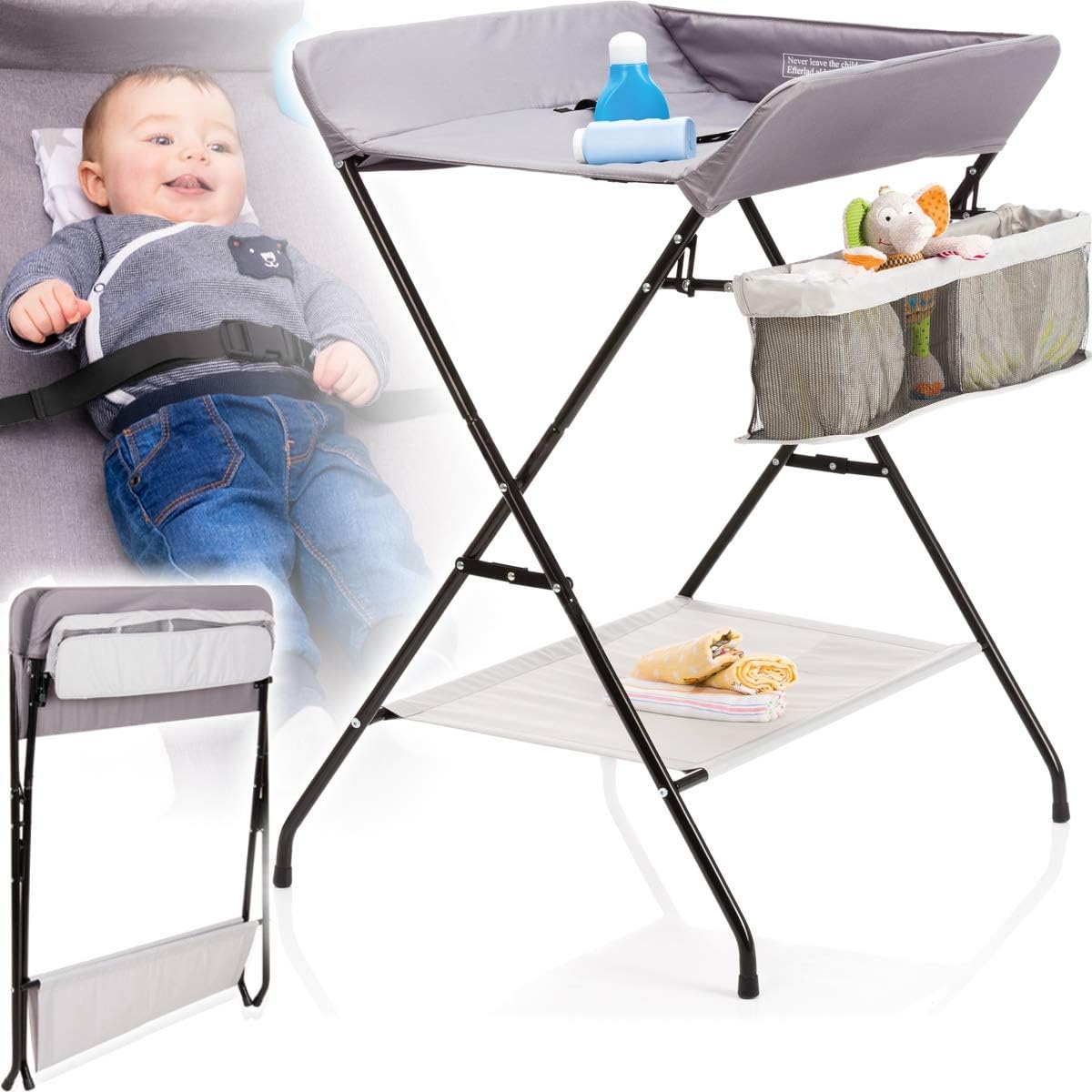 Foldable Multifunctional Baby Changing Table