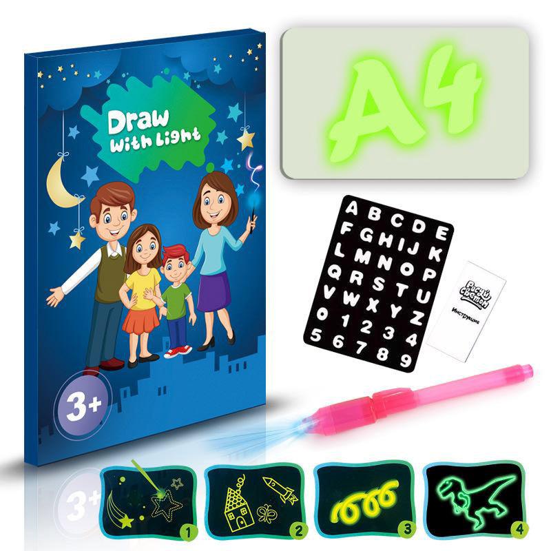 Tableau de dessin éducatif lumineux pour enfant