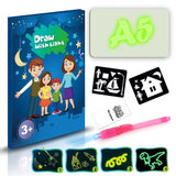 Tableau de dessin éducatif lumineux pour enfant