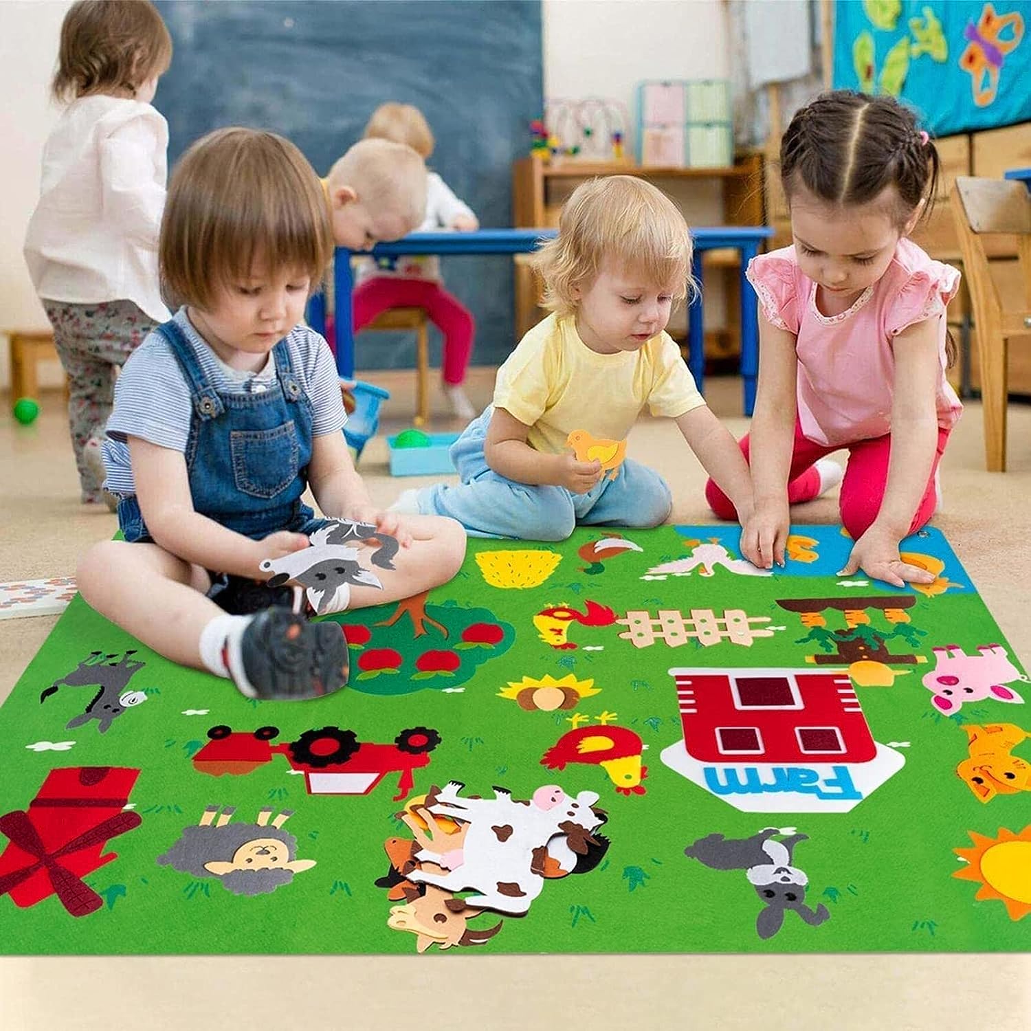 Farm Felt Board for Kids