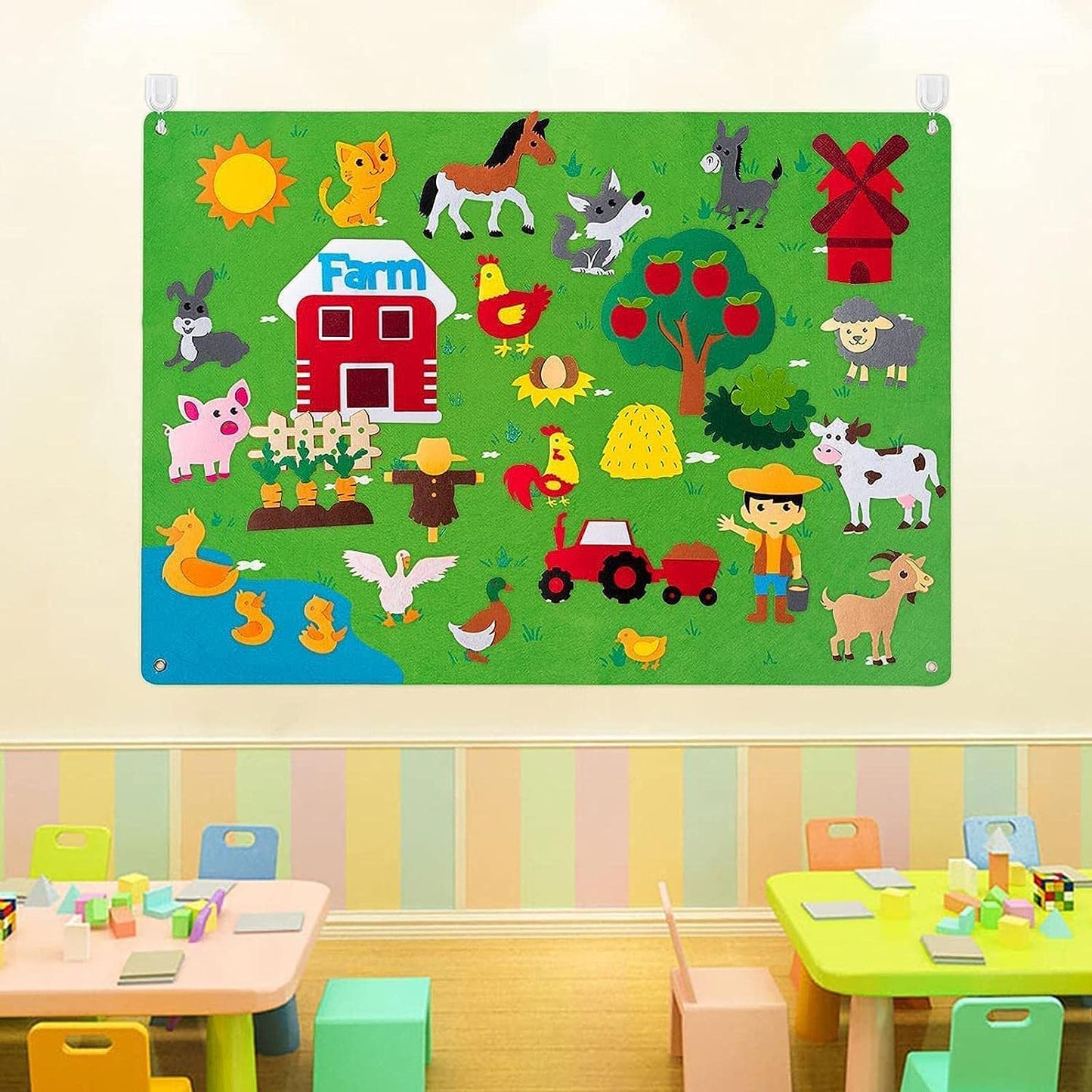 Farm Felt Board for Kids