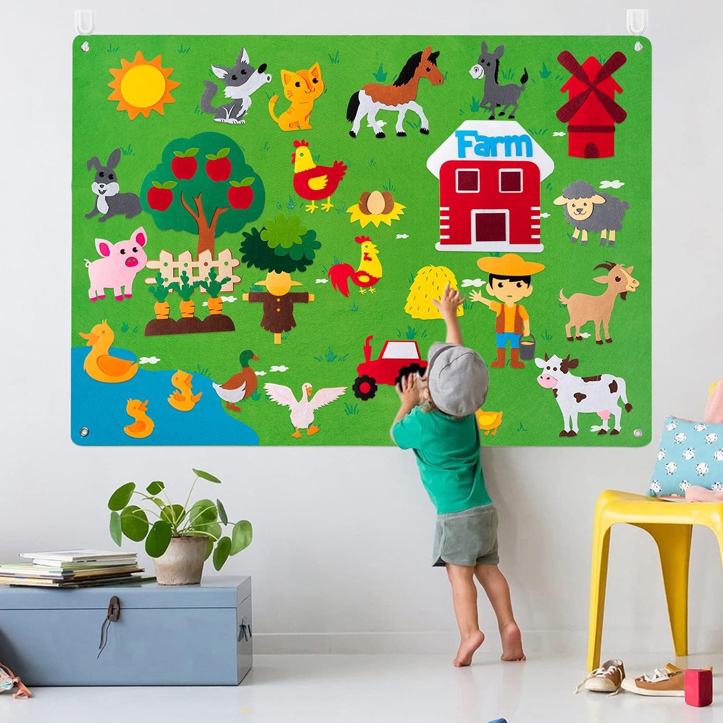 Farm Felt Board for Kids