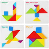 Wooden Montessori Tangram - Tangram Kids™