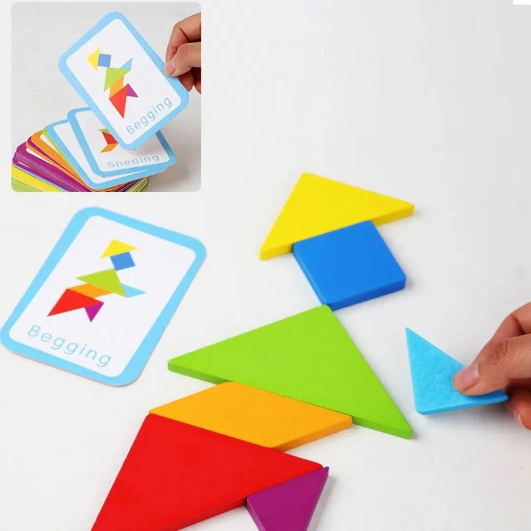 Wooden Montessori Tangram - Tangram Kids™