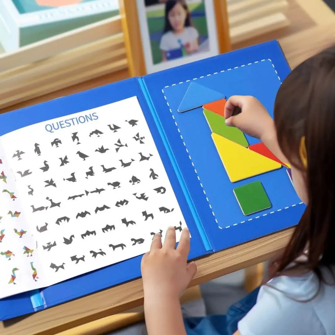Tangram Montessori - TangramFun™ Magnetic Game
