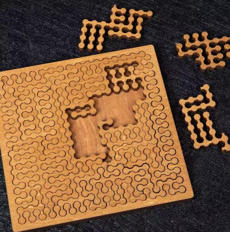 Casse Tête en bois : collection de Tangram défis