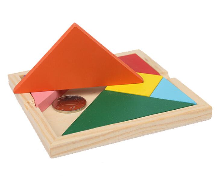 Rompicapo in Legno Tangram Quadrato