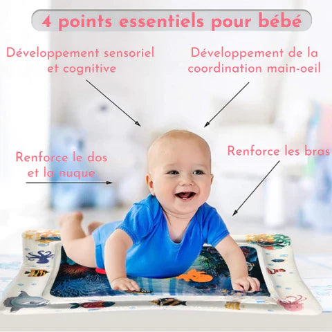 Tapis d'Éveil Sensoriel à Eau pour Bébé