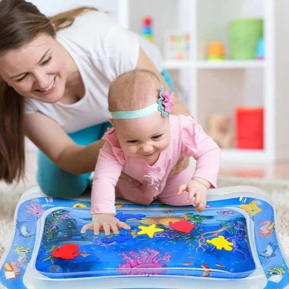 Tapis d'Éveil Sensoriel à Eau pour Bébé