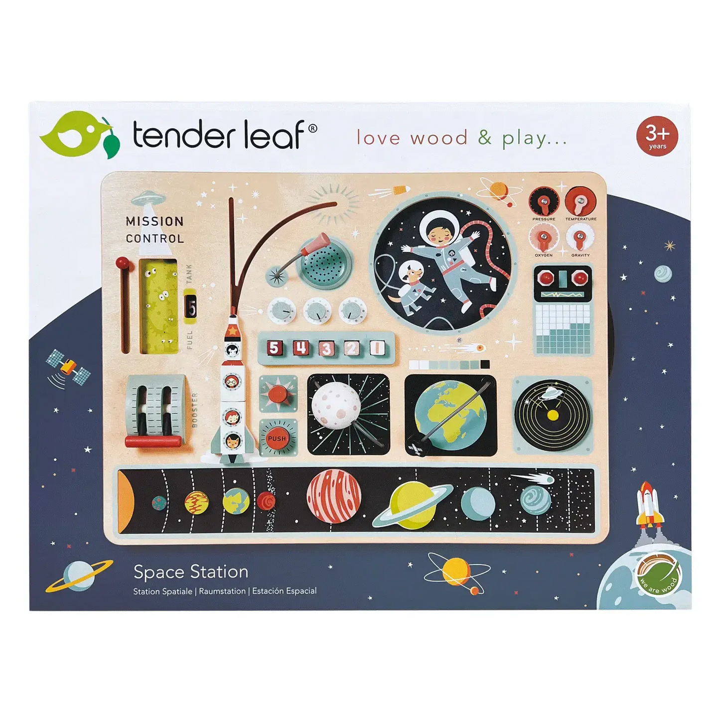 Cosmos Explorer: Station Spatiale Montessori par Tender Leaf Toys