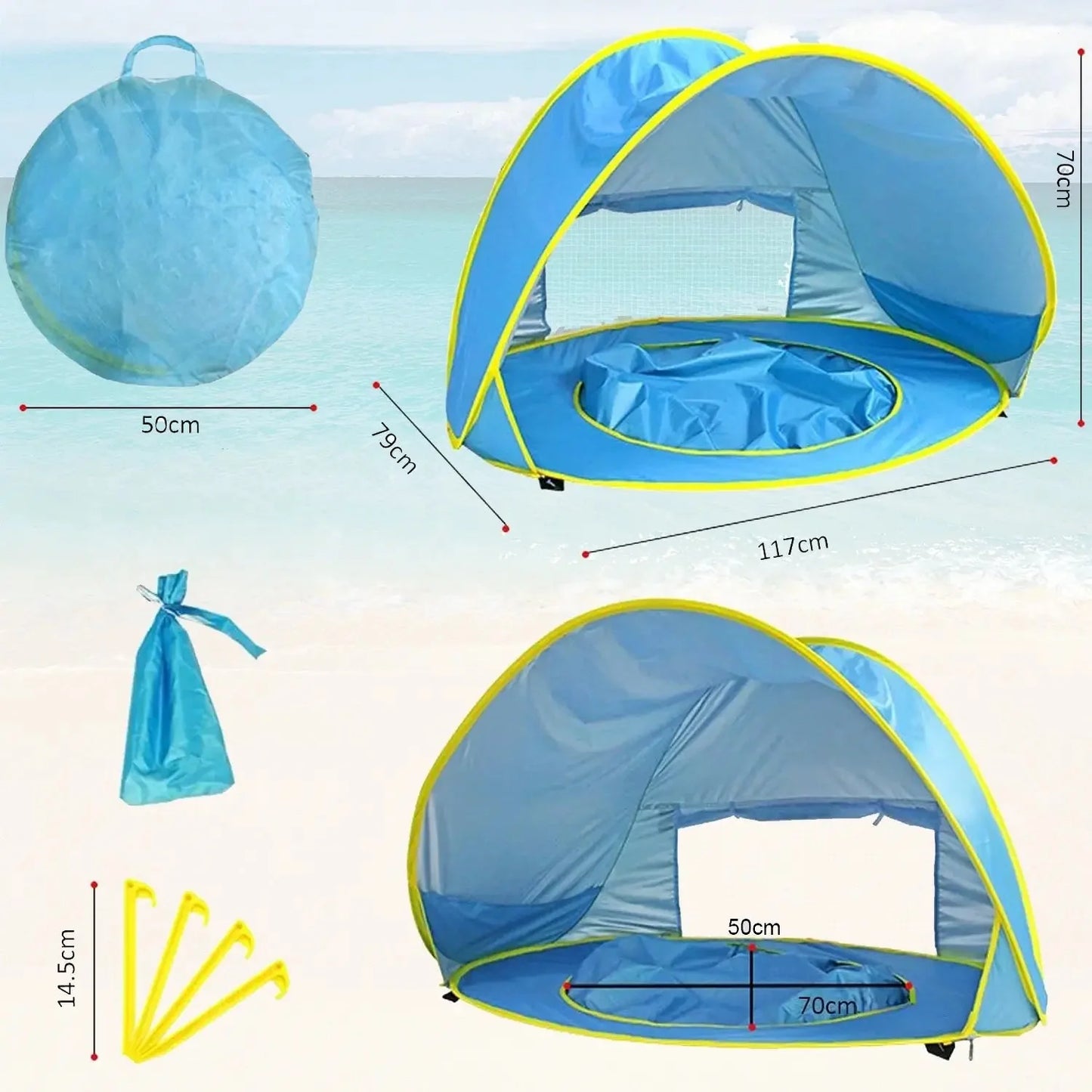 Foldable Beach Tent | SunGo