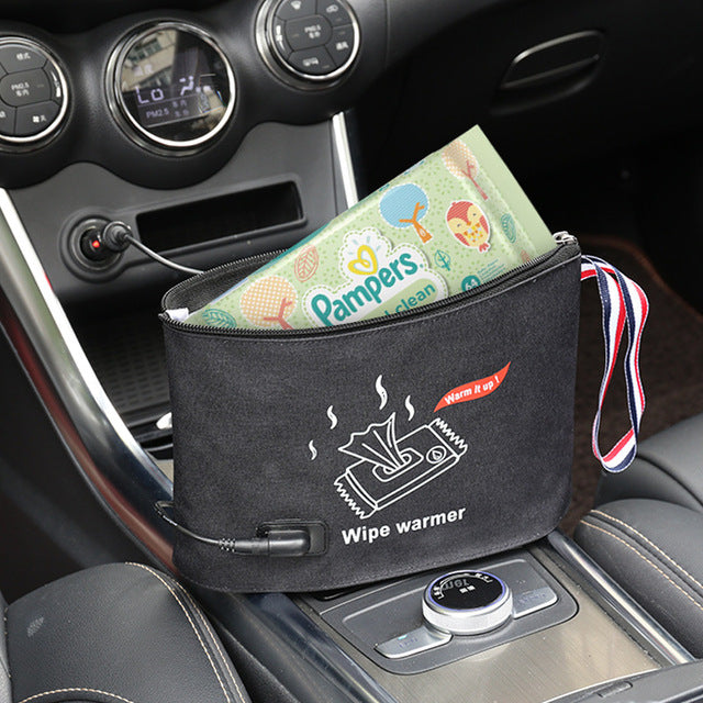 The CozyTouch | Pochette Chauffante Portable pour Lingettes Bébé