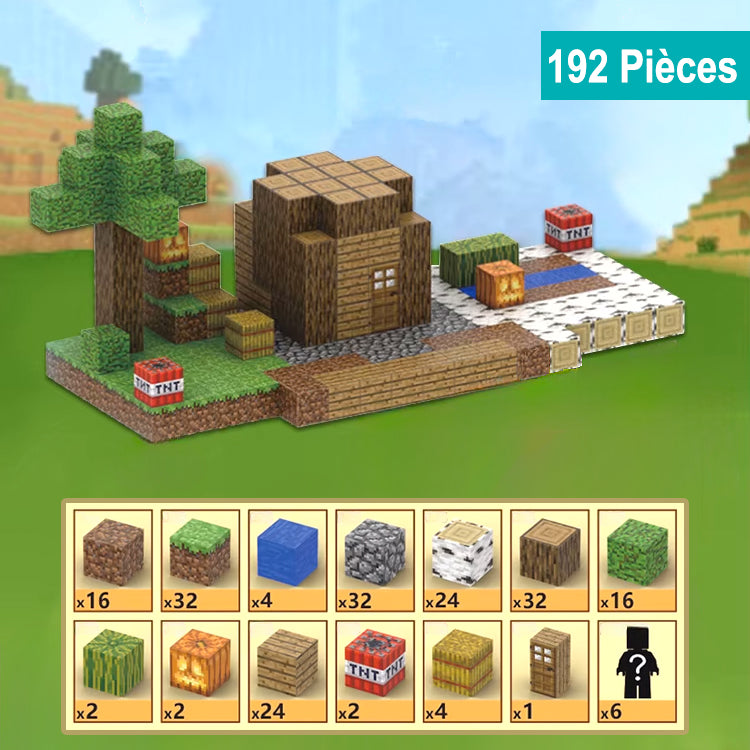 Gioco di costruzioni con blocchi magnetici | MagneCraft