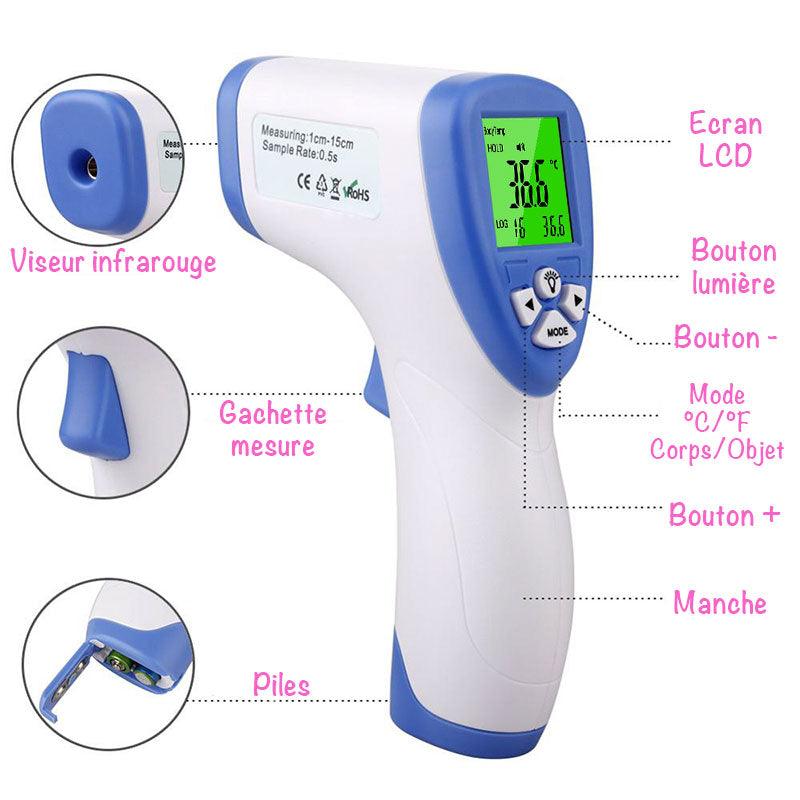 Thermomètre Frontal sans contact