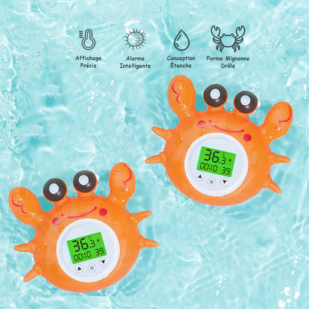 Crab-Shaped Baby Bath Thermometer